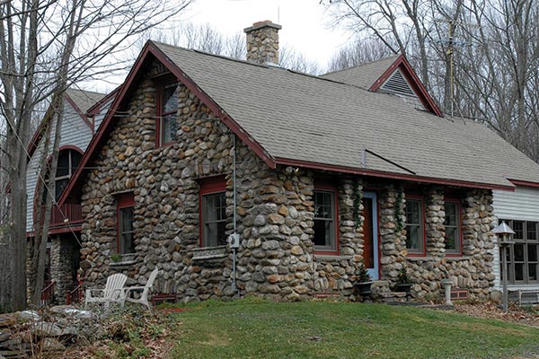 stone house addition